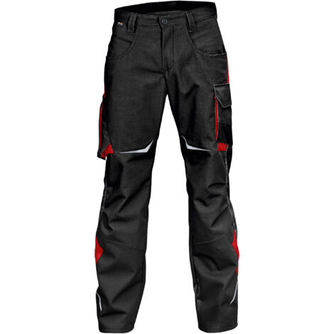 Kübler Hose PULSSCHLAG schwarz/mittelrot Gr. 66