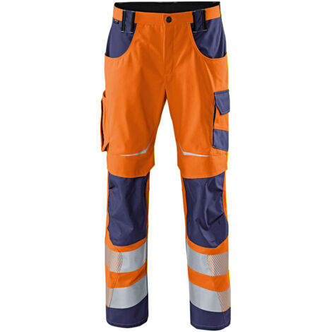 Kübler Hose REFLECTIQ PSA 2 warnorange/dunkelblau Gr. 110
