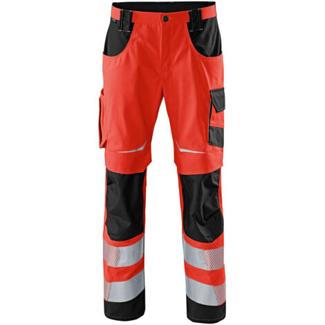 Kübler Hose REFLECTIQ PSA 2 warnrot/schwarz Gr. 44