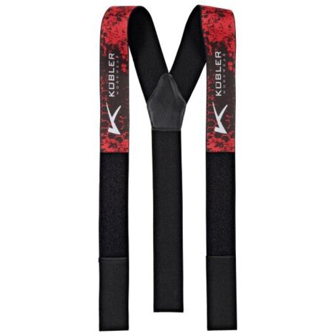 Kübler Hosenträger FOREST 8750 rot/schwarz Gr. S