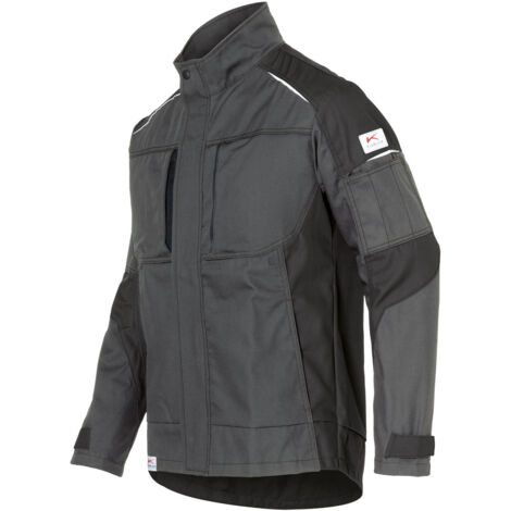 Kübler Jacke ACTIVIQ cotton+ anthrazit/schwarz Gr. S