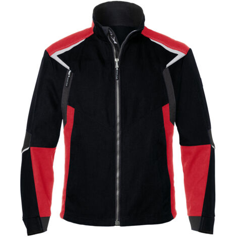 Kübler Jacke Bodyforce schwarz/mittelrot Gr. XL