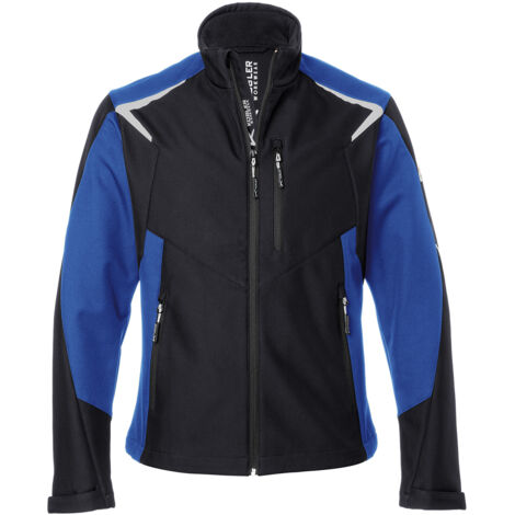 Kübler Jacke BODYFORCE Ultrashell schwarz/kbl.blau Gr. 4XL