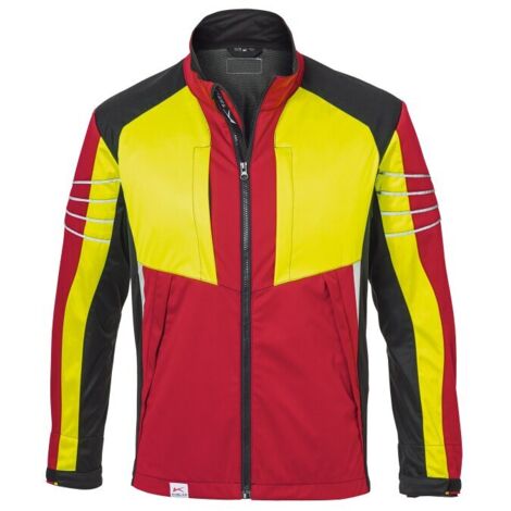Kübler Jacke FOREST Ultrashell Pro rot/warngelb Gr. S