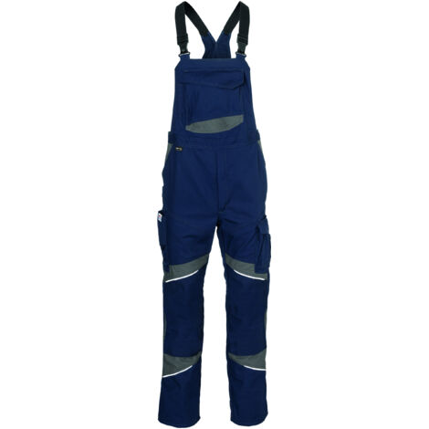 Kübler Latzhose ACTIVIQ cotton+ 3450 dunkelblau/anthrazit Gr. 54