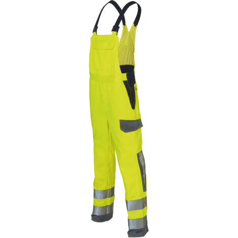 Kübler Latzhose PROTECTIQ HIGH VIS arc1 PSA 3 3393 warngelb/anthrazit Gr. 64