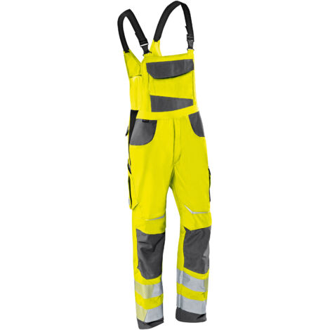Kübler Latzhose REFLECTIQ PSA 2 3207 warngelb/anthrazit Gr. 98