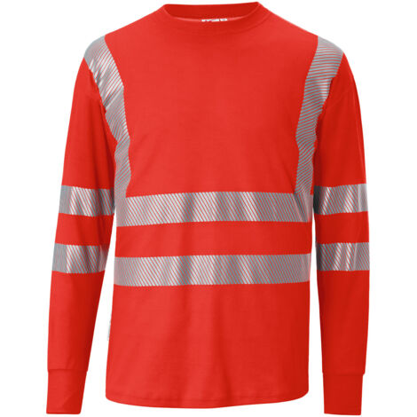 Kübler Longsleeve REFLECTIQ PSA 2 5045 warnrot Gr. XL