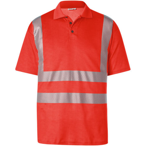 Kübler Polo REFLECTIQ PSA 2 5042 warnrot Gr. XL