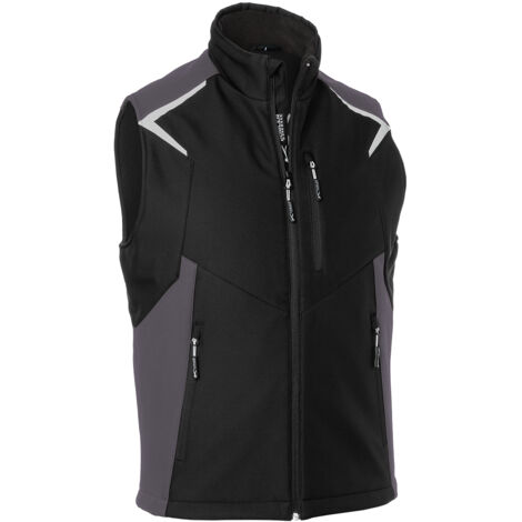 Kübler Softshell Weste BODYFORCE 7125 schwarz/anthrazit Gr. L