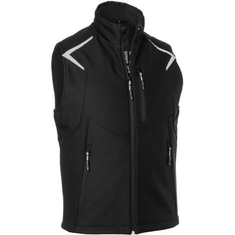 Kübler Softshell Weste BODYFORCE 7125 schwarz Gr. 3XL