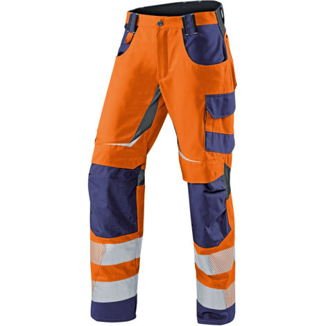 Kübler Sommerhose REFLECTIQ PSA 2 warnorange/dunkelblau Gr. 28