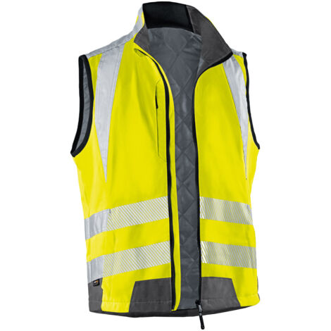 Kübler Weste REFLECTIQ PSA 2 7207 warngelb/anthrazit Gr.3XL