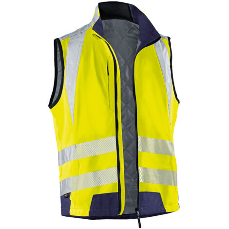 Kübler Weste REFLECTIQ PSA 2 7207 warngelb/dunkelblau Gr.L