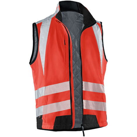 Kübler Weste REFLECTIQ PSA 2 7207 warnrot/schwarz Gr.3XL