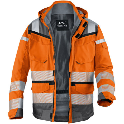 Kübler Wetterjacke REFLECTIQ SYMPATEX PSA 2 warnorange/anthrazit Gr. XS