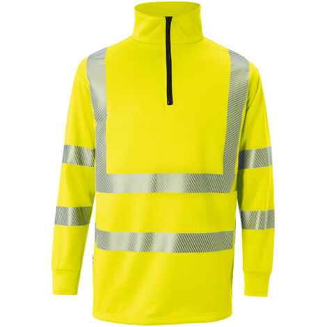 Kübler Zip-Sweatshirt REFLECTIQ PSA 2 5046 warngelb Gr. 3XL