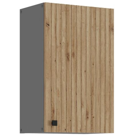 Küche AVA Artisan Hängeschrank 45 cm Lamellenoptik Küchenzeile Einbauküche