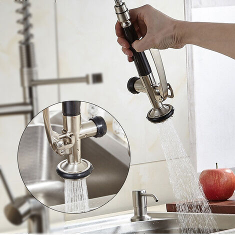 Küche G1 / 2 '' Sprühkopf Waschbecken Herunterziehen Vorspülhahn Wasserhahn Ersatzteil Sprühgerät Hasaki