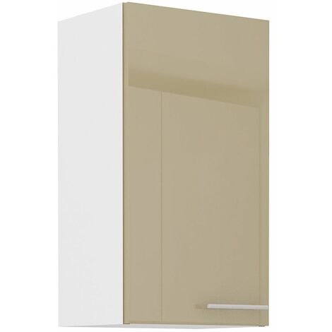 Küche Hängeschrank 40 Lara Cappuccino Hochglanz Küchenzeile Küchenblock