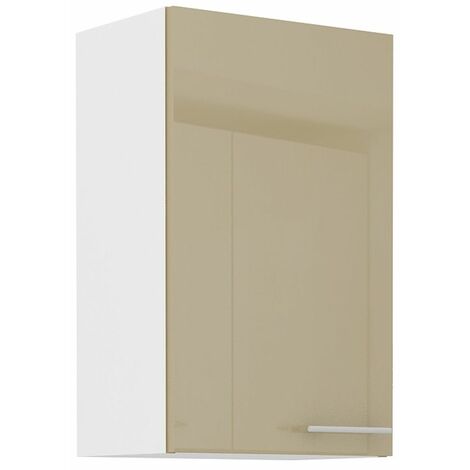 Küche Hängeschrank 45 Lara Cappuccino Hochglanz Küchenzeile Küchenblock
