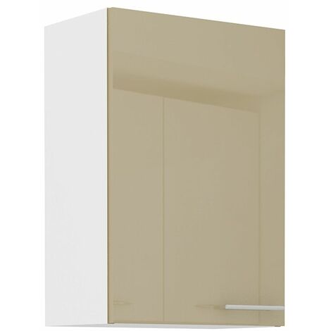 Küche Hängeschrank 50 Lara Cappuccino Hochglanz Küchenzeile Küchenblock