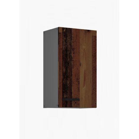 Küche OLD STYLE Hängeschrank 40 cm Old Wood Küchenzeile Küchenblock Einbauküche