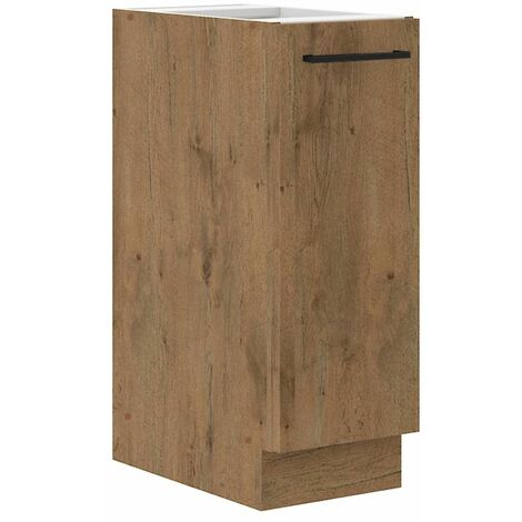 Küche Vigo Eiche Lancelot matt Unterschrank 30 cm Schrankauszug Küchenschrank