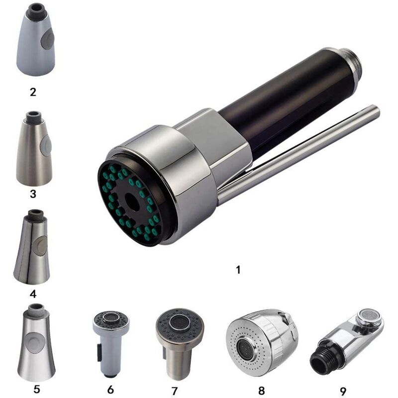 Sunxury - Kueche Wasserhahn Ersatz Ersatzteile Geschirrbrause Brausekopf