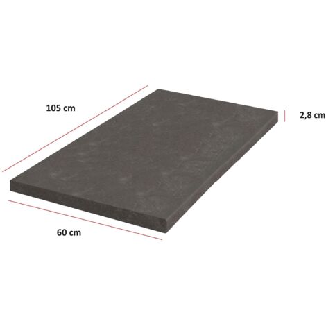 Küchen Arbeitsplatte Metallic Brown 105 cm 28 mm Bianca Grey Rose Küchenzeile
