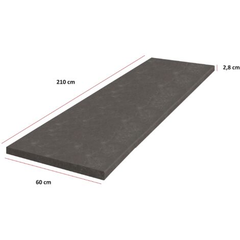 Küchen Arbeitsplatte Metallic Brown 210 cm 28 mm Bianca Grey Rose Küchenzeile