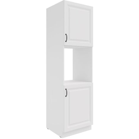 Küchen Backofen Hochschrank 60 cm Stilo Weiss Küchenzeile Küchenblock