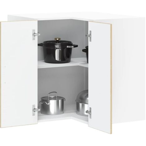 Küchen-Eckhängeschrank Porto Sonoma-Eiche Holzwerkstoff vidaXL