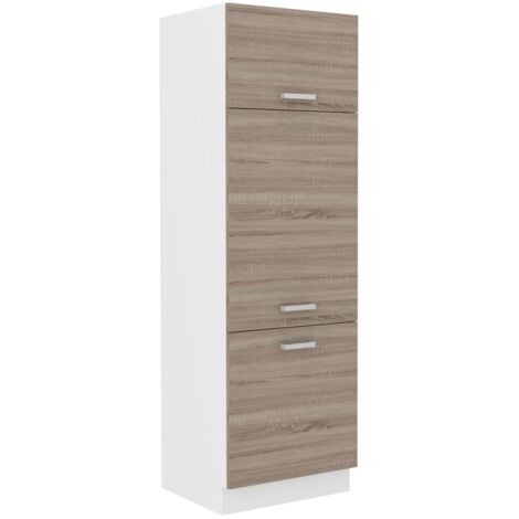 Küchen Gerätehochschrank 60 cm für das Modell „Dave 240 Eiche Sonoma Trüffel“