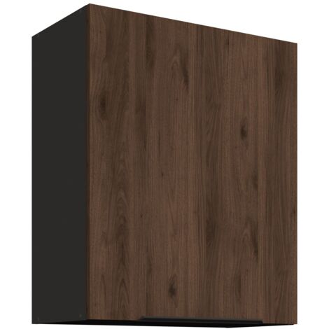 Küchen Hängeschrank 60 cm Küche MONZA Okapi Nußbaum Küchenzeile Küchenblock