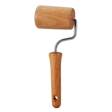 Küchen-Nudelholz und Pizzaroller aus Holz, Backutensil für hausgemachten Teig, ideal für Bäcker und Kochbegeisterte (Stil 4).