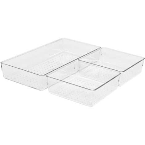 Küchen-Schubladenorganizer PET, 3er-Set