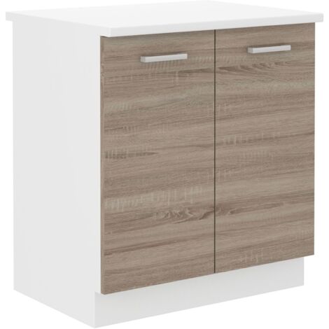 Küchen Unterschrank 80 cm für das Modell „Dave 240 Eiche Sonoma Trüffel“