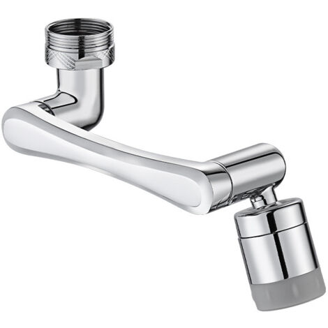 Küchen-Wassersprühdüse, 1440° drehbarer Kupfer-Luftsprudler, Luftverlängerer, Spritzschutz