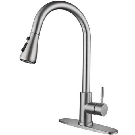 Küchenarmatur, Edelstahl, Silber