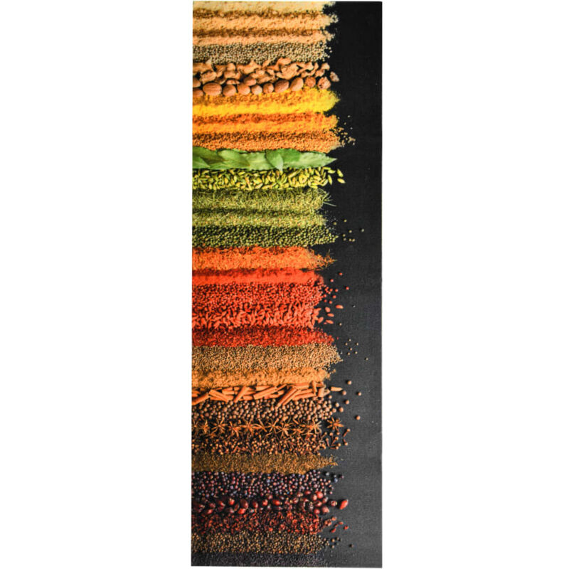 Küchenbodenmatte Waschbar Gewürze 60x180 Cm Vidaxl