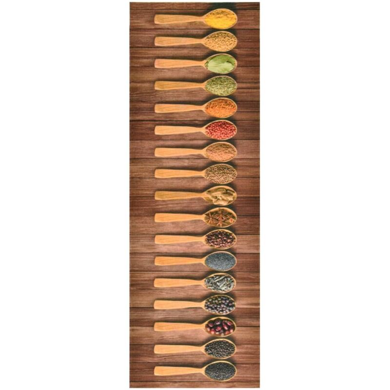 Küchenbodenmatte Waschbar Löffel 60x180 Cm Vidaxl