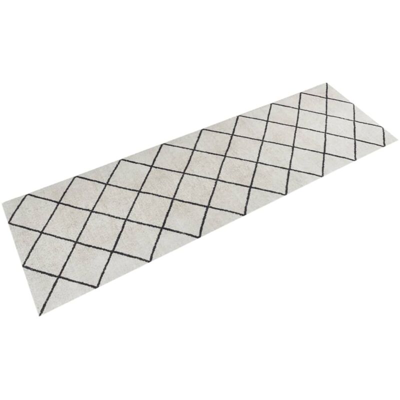 Küchenteppich Waschbar Quadrat 60x180 Cm Samt Vidaxl