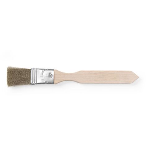 Küchenbürste zum Einfetten, Borsten aus Edelstahldraht, breit, 50x220mm - HENDI 515396