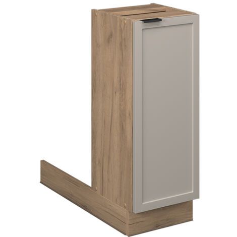 Kücheninsel Fame-Line, GrauBeige, 30 cm ohne Arbeitsplatte, Vicco