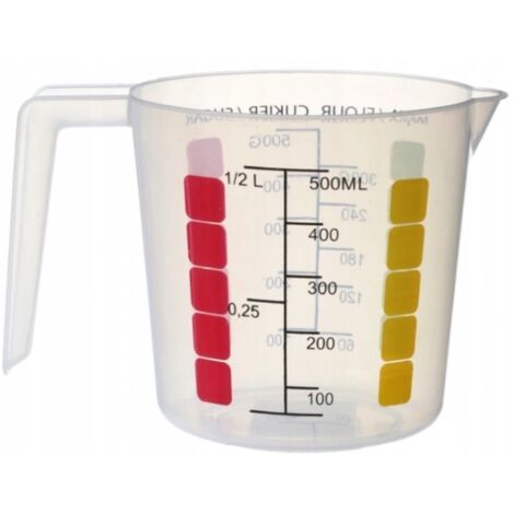 Küchenkanne mit Kunststoffmessbecher SAM 0,5 l