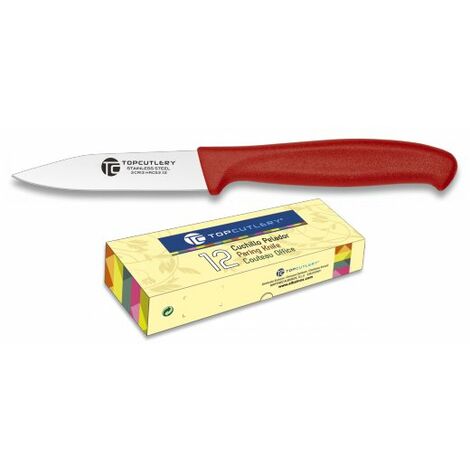 Küchenmesser rot Top Cutlery mit mango ABS, 8,5 cm Klinge, 17312-RO