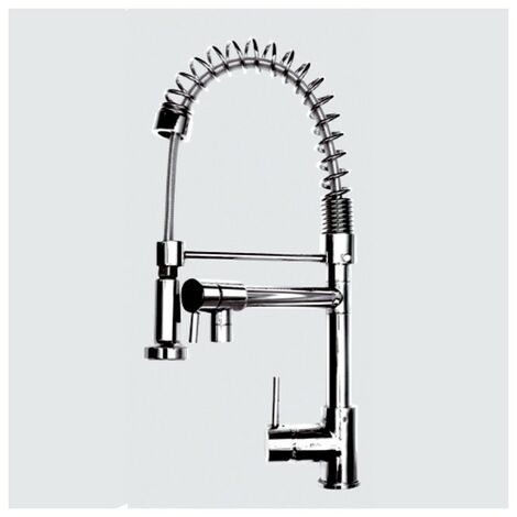 Küchenmischer mit verchromter Handbrause H.58x19 cm