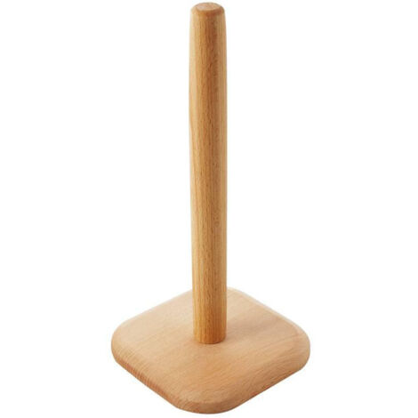 Küchenpapierhandtuchhalter aus Holz mit quadratischem Sockel – Tisch- oder Arbeitsplattenständer