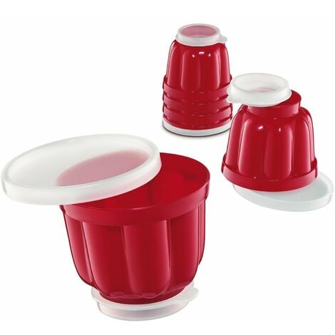 Arga - Mini Stampi per Budini - Stampo per Budino - Acciaio Inox - Set di  12-8 cm : : Casa e cucina